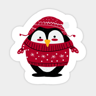 cute winter baby Penguin Sticker
